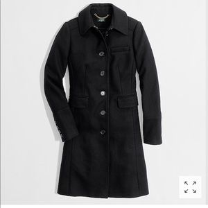 Black Jcrew wool coat
